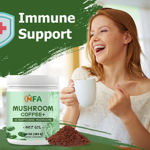 OEM ODM Mushroom Coffee Powder with Mushroom <b>Blend</b> Instant Arabica Coffee Support Gut Brain Health Energy Immunity Focus Mood - Product Image 5