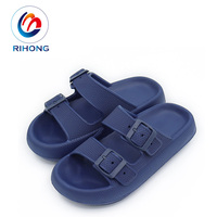 Nouvelle Arrivée Sandales de Plage Décontractées pour Hommes à Double Bride en EVA, Design OEM, Prix Abordable