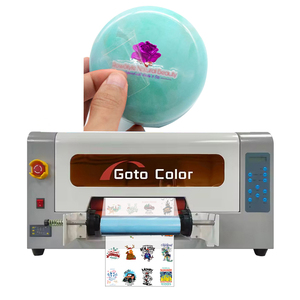 Impresora de inyección de tinta de película CMYKW barniz B, dimensión de impresión de 300mm, XP600 cabezal de impresión, tinta de transferencia en frío UV de 1 año para hacer pegatinas de logotipos - Product Image 6