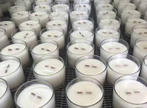 Natural Soy and Coconut Blend Wax <strong>Candle</strong> <strong>Wicks</strong> Making Wooden <strong>Wick</strong> - Product Image 6