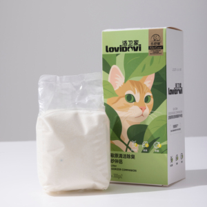 Poudre désodorisante pour litière de chat sur mesure, réduit les allergènes Fel D, favorise la santé des voies urinaires, inhibe les bactéries, approvisionnement en vrac - Product Image 1