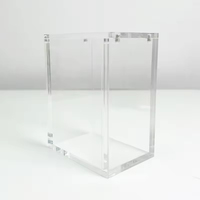 Boîte de présentation en acrylique transparente pour cartes TCG, lot de 6, protection UV