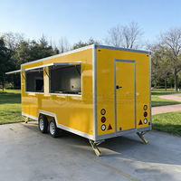 Food Truck Entièrement Équipé avec Bar à Smoothies et Jus pour Utilisation Commerciale en Rue