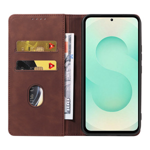 <span class=keywords><strong>Funda</strong></span> Protectora Magnética de Piel Sintética PU para <span class=keywords><strong>Samsung</strong></span> S26 S25 Ultra Galaxy S24 S23FE, Diseño Multifuncional Hecho a Mano - Product Image 2