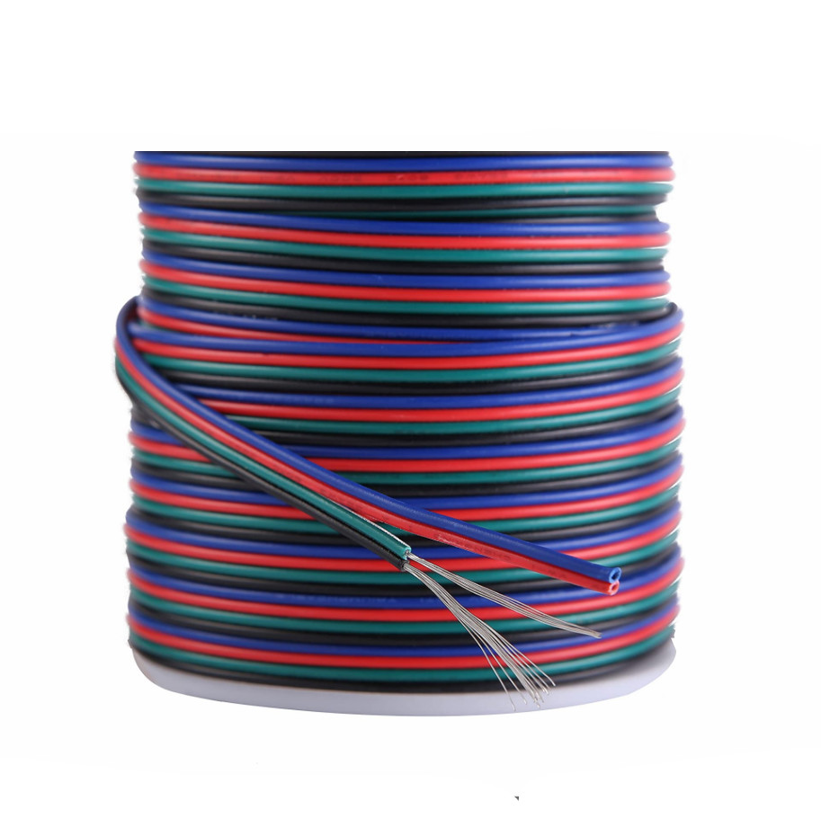 Удлинительный провод для светодиодной ленты 20AWG 22AWG 24AWG 4 pin RGB