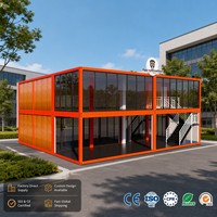 Casa Modular de Acero de Alta Calidad, Tipo Contenedor, Desmontable y Móvil, con Instalación Rápida y Diseño Moderno
