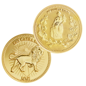 Monete Commemorative Personalizzate in Fusione di <span class=keywords><strong>Ferro</strong></span>: Leone, Dea della Pace, Killer, Personaggi Famosi del Cinema - Product Image 1