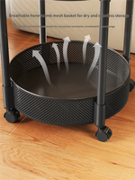 Table d'appoint roulante de luxe pour thé et café, table basse ronde avec plateau en verre et roulettes