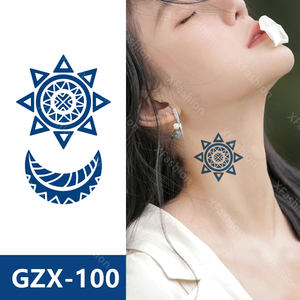 Tatuaje Semipermanente a Prueba de Agua y Sudor, Dura 2 Semanas, Tatuaje Realista de Transferencia de Agua con Papel Herbal - Product Image 4