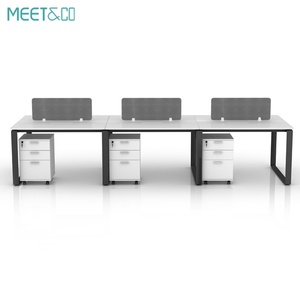 Modern Office Furniture Desk Workstation Open Space 2 4 6 Person Seater Office <b>Work</b> <b>Station</b> - Product Image 3