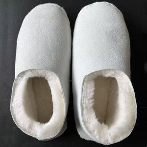 Commercio all'ingrosso vera pecora <span class=keywords><strong>con</strong></span> capelli <span class=keywords><strong>scarpe</strong></span> da interno in pelliccia di montone pantofola unisex - Product Image 5