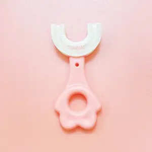 <span class=keywords><strong>Cepillo</strong></span> de <span class=keywords><strong>Dientes</strong></span> de Silicona de Grado Alimenticio de 360 Grados, <span class=keywords><strong>Cepillo</strong></span> de <span class=keywords><strong>Dientes</strong></span> en Forma de U para Niños y Bebés, Gran Venta - Product Image 6