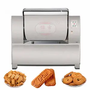 High output frequency control speed regulation durable using horizontal dough mixer
