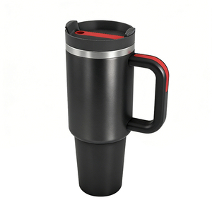 Nuovo Design <span class=keywords><strong>2026</strong></span>: Tazza Personalizzata in Acciaio Inox a Doppia Parete da 40oz con Manico, Tumbler per Auto in Vari Colori - Product Image 2