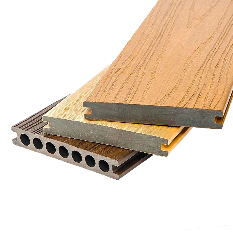 Garden Decking Wpc Decking Hide Frame Flooring Low Maintenance 3D Embossing And Grooving With Stable Performance