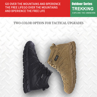 Bottes tactiques unisexes respirantes et légères, antidérapantes, pour l'entraînement en plein air au printemps, la randonnée en automne et en hiver