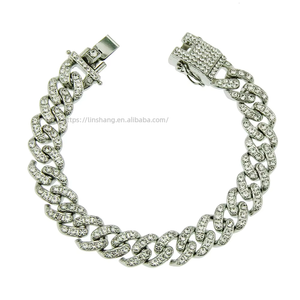 Hip-hop men's <b>Cuban</b> bracelet jewelry fashion trend bracelet bracelet - Product Image 4