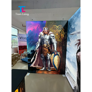 TianLang personalizado Trade Show telón de fondo pared Pop up caja de luz retroiluminada telón de fondo Trade Show Booth Display - Product Image 4