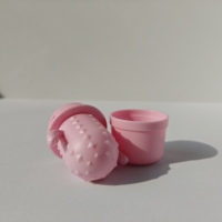 Tubes de baume à lèvres personnalisé mignon en forme de cactus doux parfumé lueur pour les lèvres soin maquillage végétalien rose traitement quotidien pour enfants