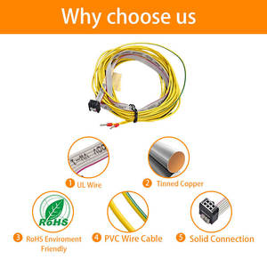 Harnais de câblage électronique personnalisé IDC 2.54 vers borne à aiguille, isolé en PVC - Product Image 5