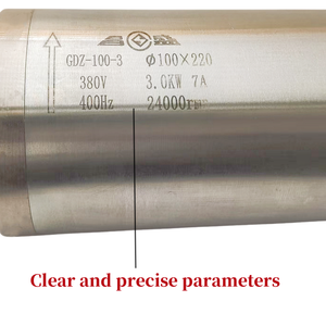 380V 3.0kW ER20 Inverter Spindelmotor ER20 100mm Durchmesser Neuwertig CNC Kernbohren Diverse GDZ-100-3.0 CNC Spindel Kits - Product Image 5