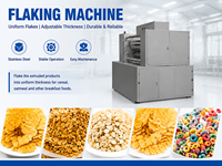 Machine à fabriquer des céréales pour le petit-déjeuner, des flocons de maïs, du muesli, des céréales soufflées, ligne de production de barres céréalières