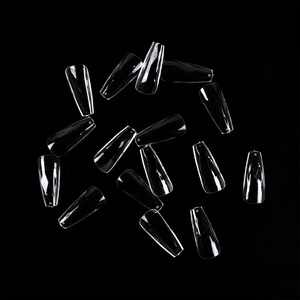 BQAN, personalizable, Simple, <span class=keywords><strong>decorado</strong></span>, cubierta completa, puntas de <span class=keywords><strong>uñas</strong></span>, <span class=keywords><strong>uñas</strong></span> acrílicas transparentes para niñas, prensa en <span class=keywords><strong>uñas</strong></span> postizas hechas a mano - Product Image 4