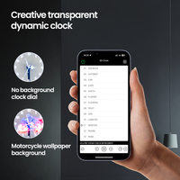AZMAX, un projecteur holographique transparent à vision 3D sans lunettes, avec divers cadrans de montre et prise en charge de fonds personnalisés