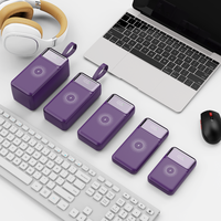 Bank daya nirkabel magnetis kualitas tinggi, kabel isi daya Cepat portabel kapasitas tinggi 10000mah dan 50000mAh