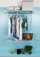 CLOSETART Chambre Libre Réglable Marche Dans Le Fil D'acier Étagère Armoire Étagère Placard Système Pour Chambre