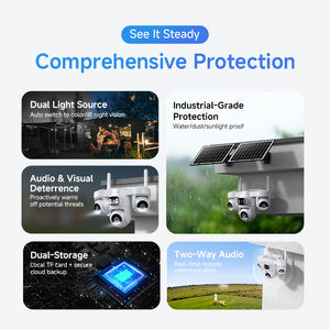 Vstarcam AG623FR 4G Solarbetriebene Kamera 12MP Quad-Linsen PTZ 12000mAh Großer Akku Langlebige Outdoor-Sicherheitskamera mit Niedrigem Stromverbrauch - Product Image 3