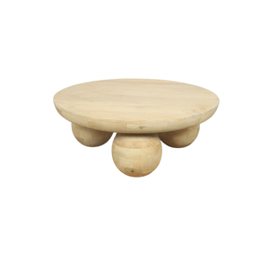 Table basse moderne et élégante avec design décoratif, finition naturelle et durable-MDF en bois de manguier massif pour une pièce parfaite - Product Image 5