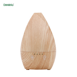 Donatello Wood Grain Humidifier 200ml Ultrasonic <b>Essential</b> Oil Diffuser With Light And Timer For <b>Home</b> - Product Image 5