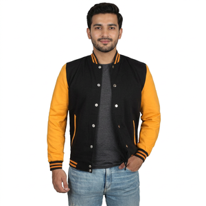 Veste universitaire élégante pour homme, design frais et confortable avec col montant pour l'hiver, prix bas, variété - Product Image 1