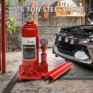 Cric hydraulique pour voiture 3/5 tonnes, ensemble de crics, élévateur rapide pour réparation automobile en garage et remplacement d'urgence de pneus sur route - Product Image 2