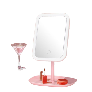 <span class=keywords><strong>Miroir</strong></span> de <span class=keywords><strong>maquillage</strong></span> de bureau à LED Petit <span class=keywords><strong>miroir</strong></span> de courtoisie portable de style Ins <span class=keywords><strong>avec</strong></span> lumière d'appoint <span class=keywords><strong>pour</strong></span> dortoir de célébrités Internet <span class=keywords><strong>pour</strong></span> femmes - Product Image 1