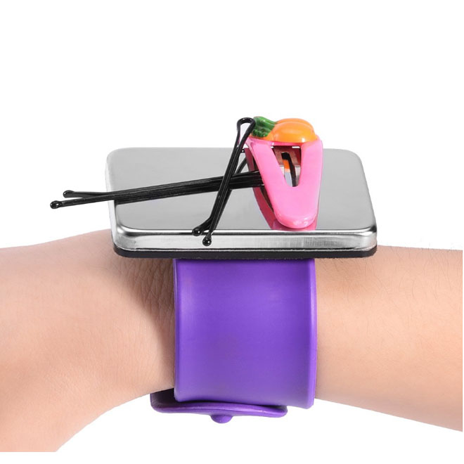 Braccialetto Magnetico Portaspilli - In Silicone, Per Cucito E Parrucchieri, Con Cinturino Regolabile - Foto 14