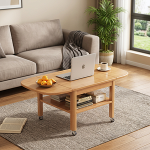 Simple Round End Table, Sturdy Metal Leg Side Table, Portable <b>Small</b> Occasional Table for Bedroom Balcony <b>Couch</b> Corner - Product Image 1