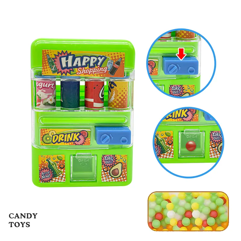 LEMON Happy Beverage Sweet Toys Distributeur automatique de bonbons pour enfants Cartoon Pretend Mini Games Toy