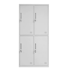 Armoire métallique de rangement durable pour le personnel de bureau et de salle de sport avec portes ventilées et verrouillables, armoire en acier - Product Image 1