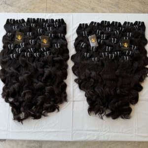 Vison brut indien Temple cheveux raides armure cambodgien cuticule aligné Extensions de cheveux humains vendeur direct - Product Image 1
