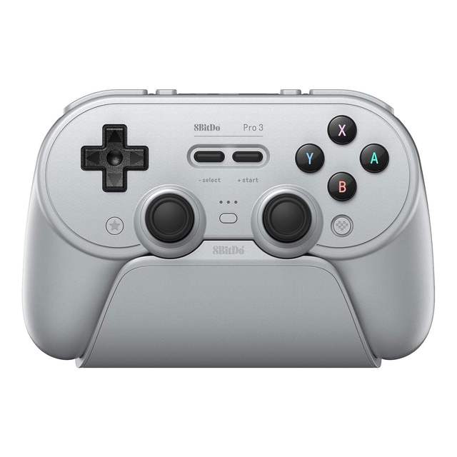 8BitDo Pro 3 Gamepads Wireless Controller TMR Joystick Double Trigger with Charging Base for PC Steam IOS Switch 2