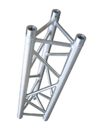 Botte triangulaire en aluminium pour l'affichage de botte, l'éclairage, DJ. Botte de fond pour concert avec certificats CE