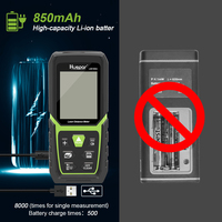 Télémètre laser à capteur d'angle électrique HUEPAR LM50A avec batterie Li-ion rechargeable