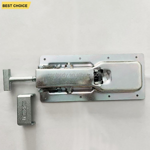 Serrure de loquet de porte à palette en acier à bas <span class=keywords><strong>prix</strong></span> GL-12158 serrure de loquet encastrée avec serrure à glissière à boulon en T - Product Image 3