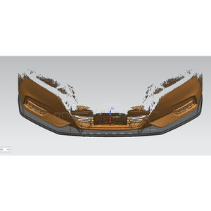 สปอยเลอร์หน้า Haosheng รุ่น Nice Fitment ผลิตจากพลาสติก ลายคาร์บอนไฟเบอร์ 3 ชิ้น สำหรับรถยนต์นิสสัน ซันนี่ เวอร์ซ่า อัลเมร่า N18 ปี 2020+ - Product Image 2