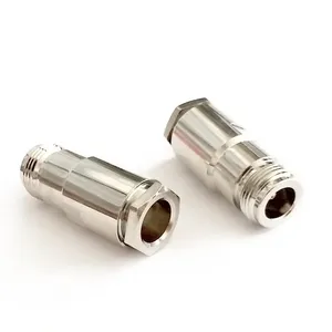 1 cái mới N nữ <span class=keywords><strong>RF</strong></span> cáp đồng trục kết nối cho rg8, rg213, lmr400 thẳng Nickel mạ bán buôn - Product Image 2