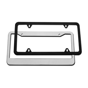 Support de <span class=keywords><strong>plaque</strong></span> d'immatriculation standard américain, cadre de <span class=keywords><strong>plaque</strong></span> d'immatriculation en acier inoxydable/alliage d'aluminium, cadres de <span class=keywords><strong>plaque</strong></span> d'immatriculation personnalisés - Product Image 3