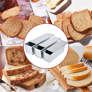 <span class=keywords><strong>Teglia</strong></span> <span class=keywords><strong>rettangolare</strong></span> antiaderente in acciaio al carbonio con coperchio per pane tostato e cottura resistente vassoio in metallo - Product Image 6