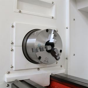 CK6140 yatay düz yatak CNC torna kesme makinesi orta görev işleme için manuel Metal torna - Product Image 5